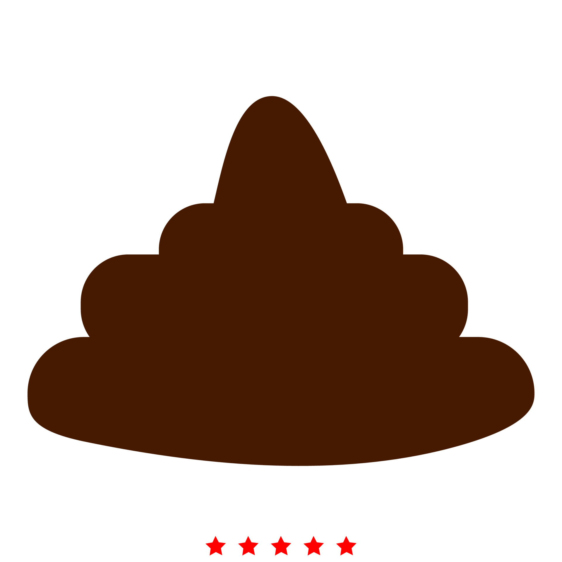 Poo icon . Flat style 5234916 Vector Art at Vecteezy