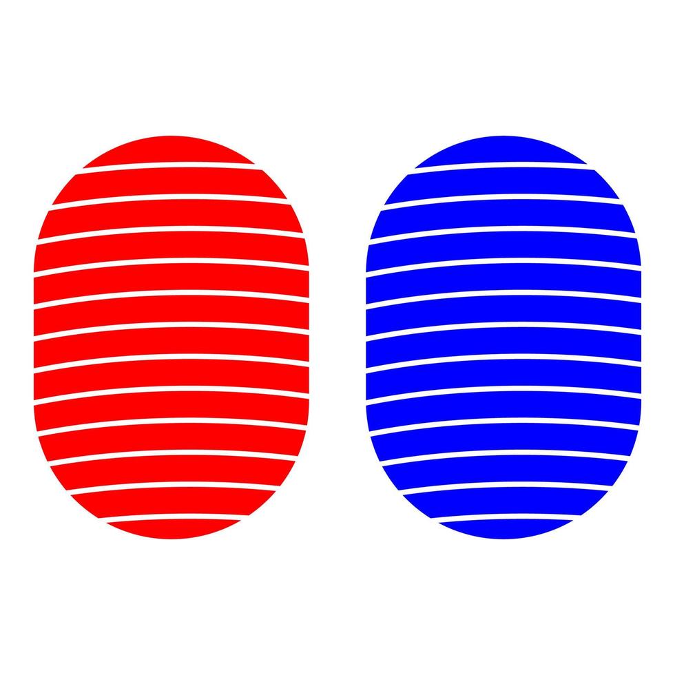 Fingerprint icon . Different color . vector