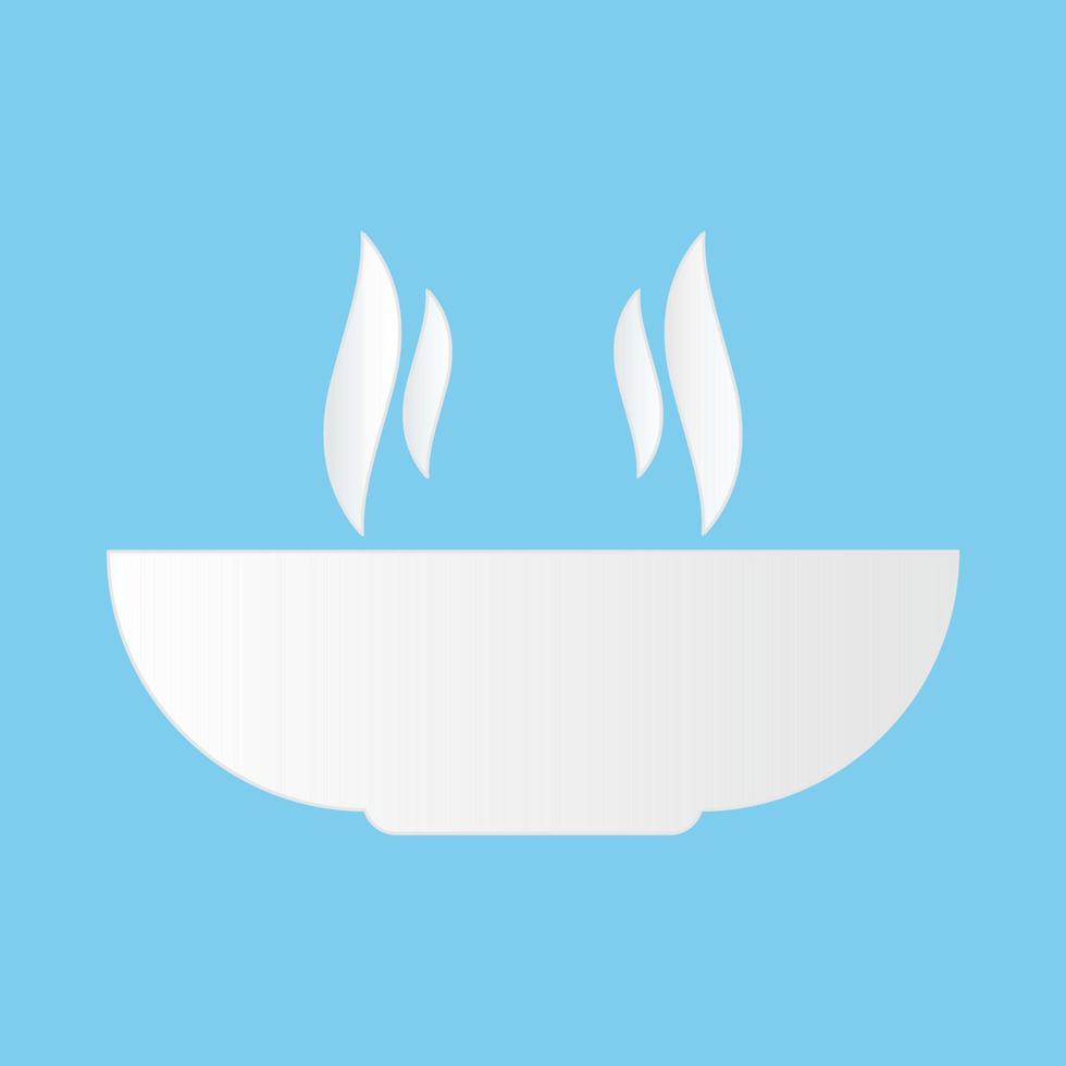 Hot dish icon . Different color . vector