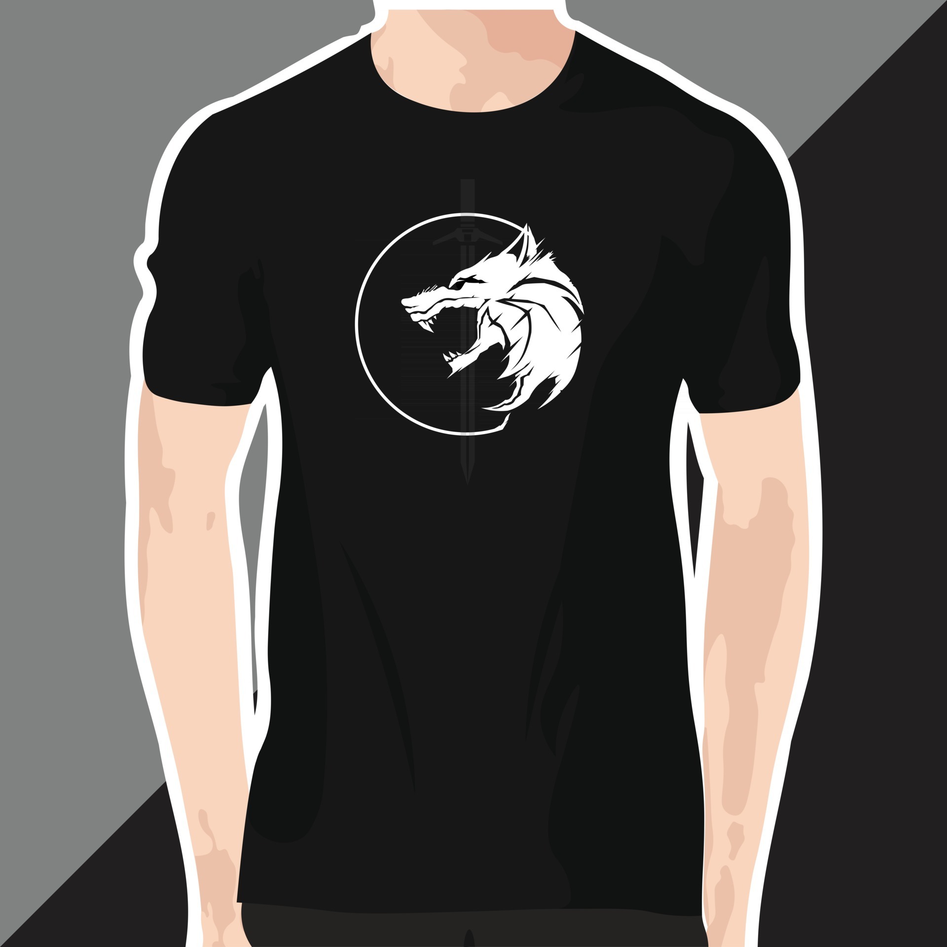 Fox design in men t shirt 5235033 Vector Art at Vecteezy