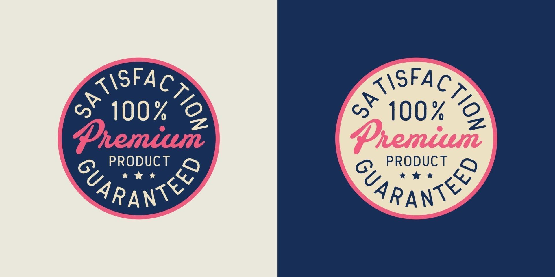 premium quality authentic label design concept vector