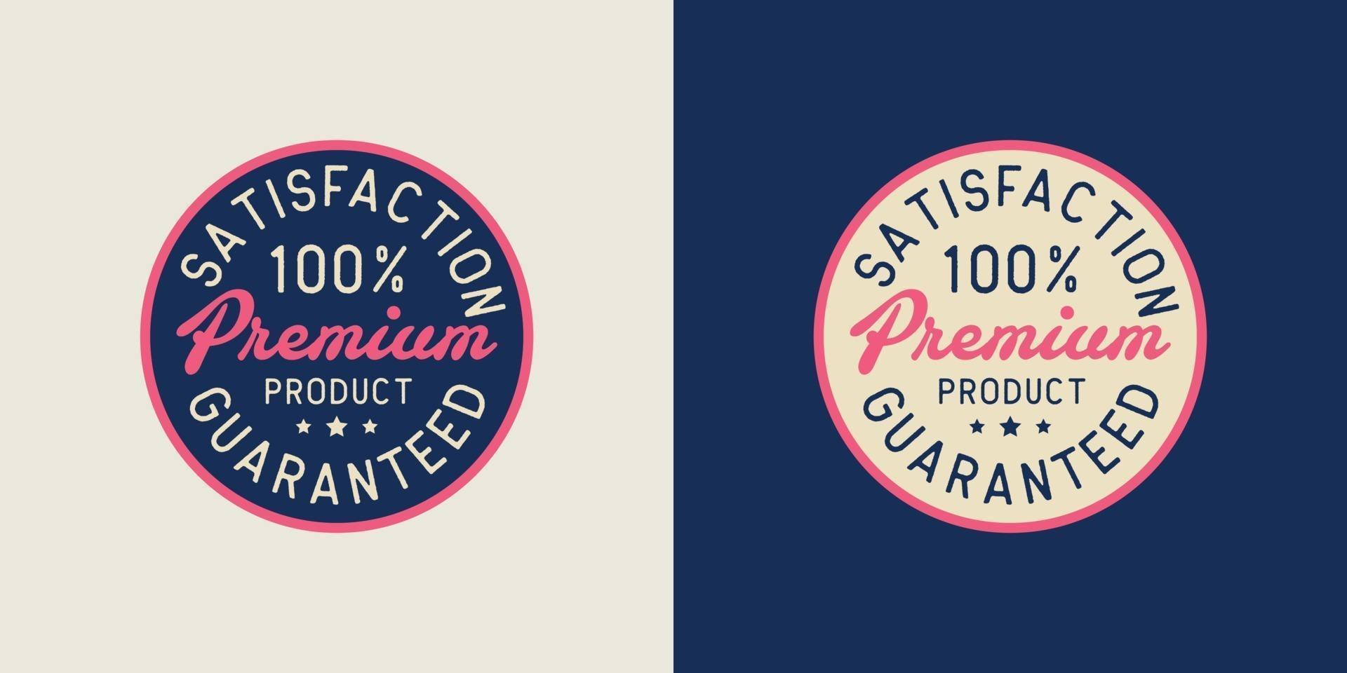 premium quality authentic label design concept vector