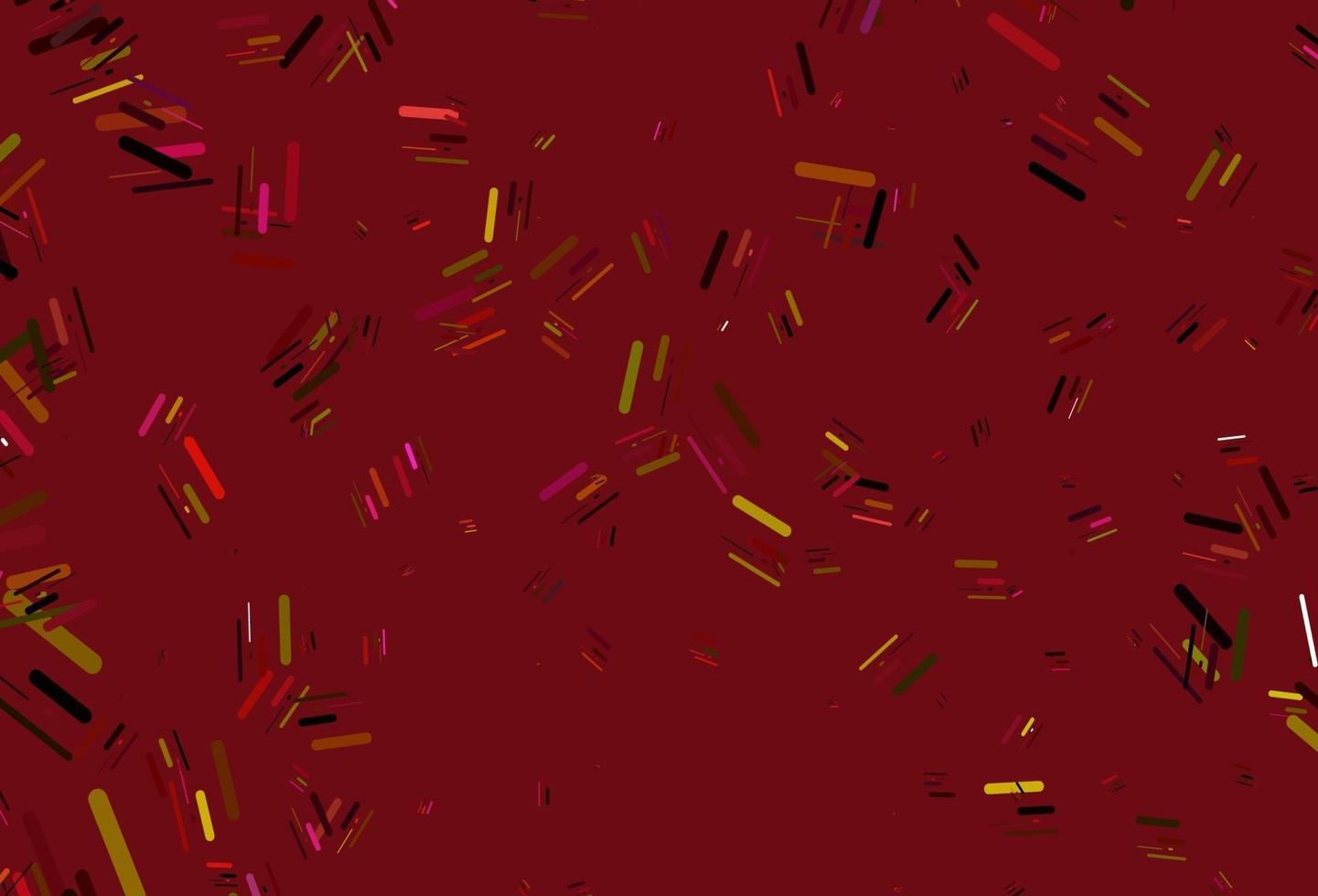 Light Red, Yellow vector texture with colorful lines.