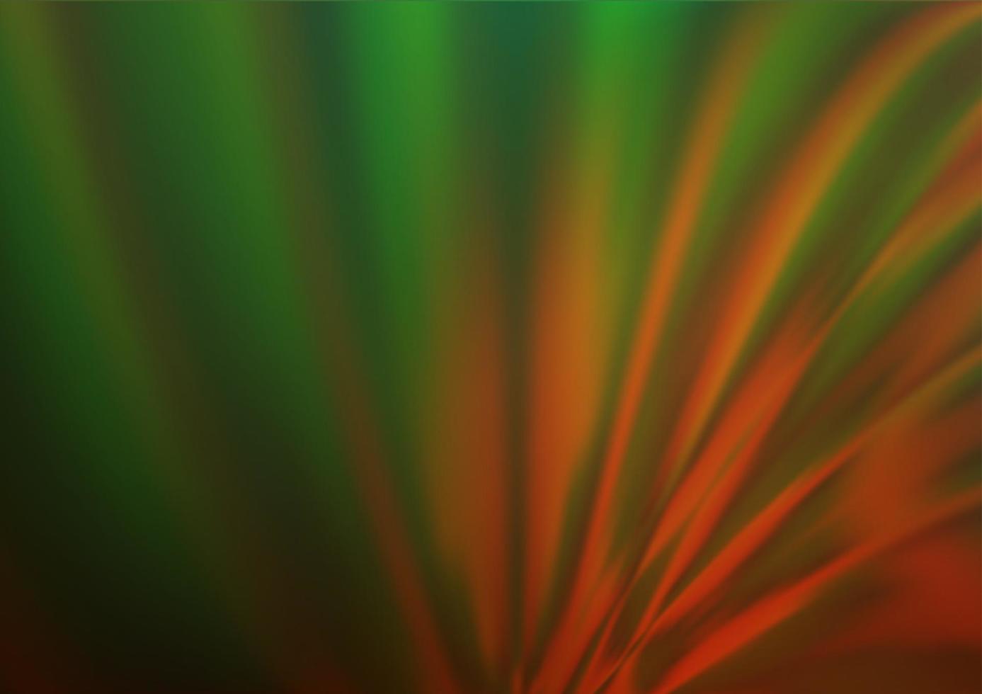 Dark Green, Red vector glossy abstract background.