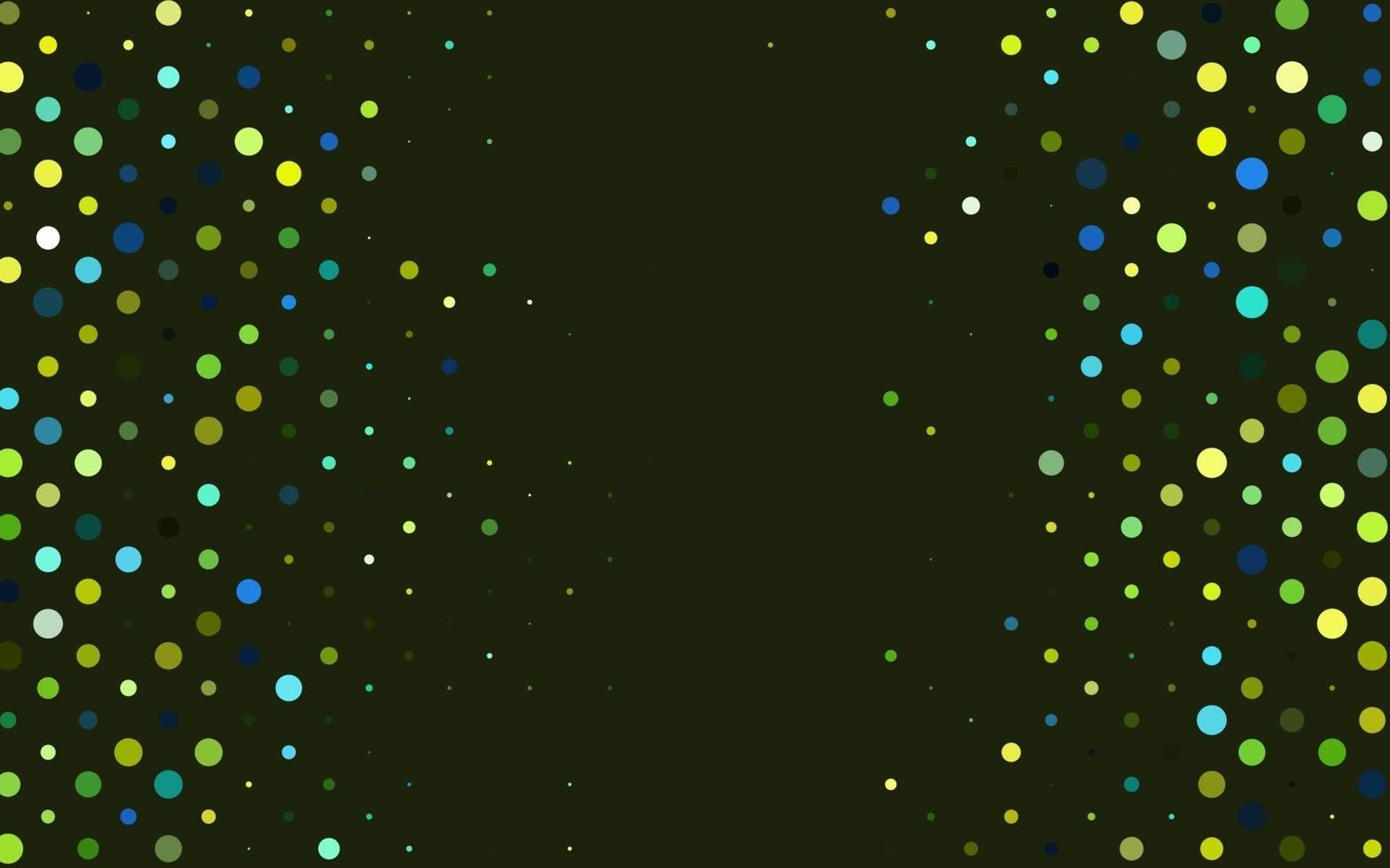 Light Green, Yellow vector cover with spots.