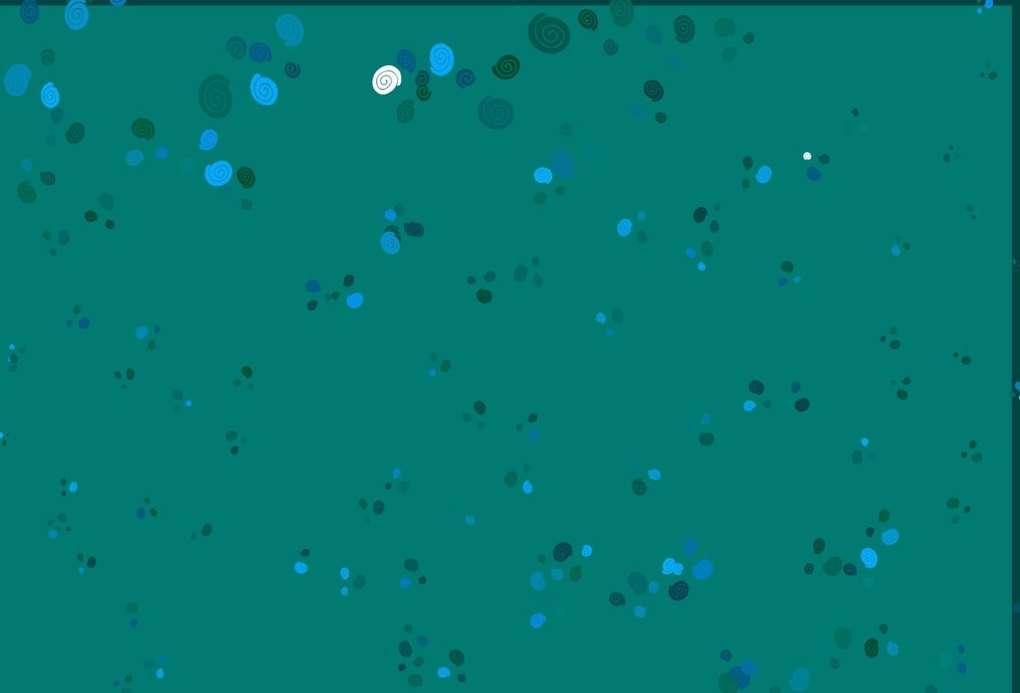 Light Blue, Green vector pattern with bent ribbons.