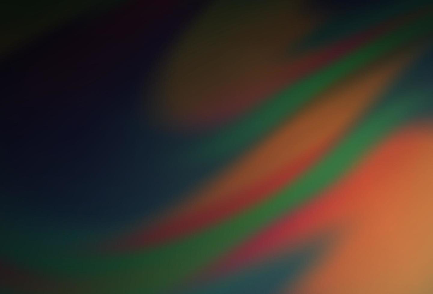 Dark Multicolor, Rainbow vector abstract blurred background.
