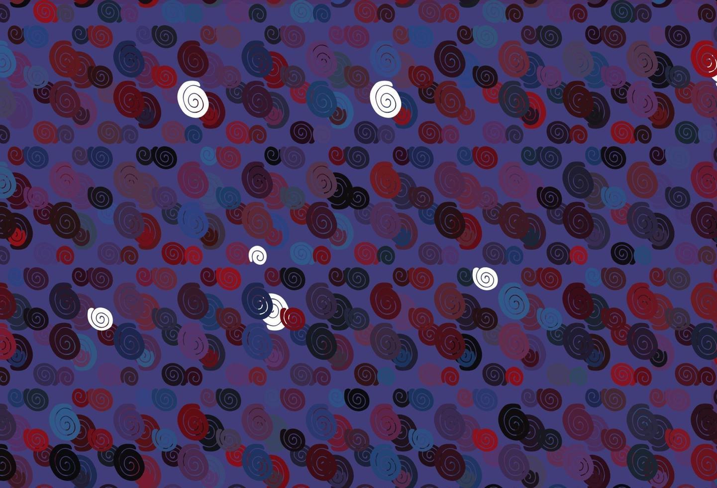Light Blue, Red vector background with lamp shapes.