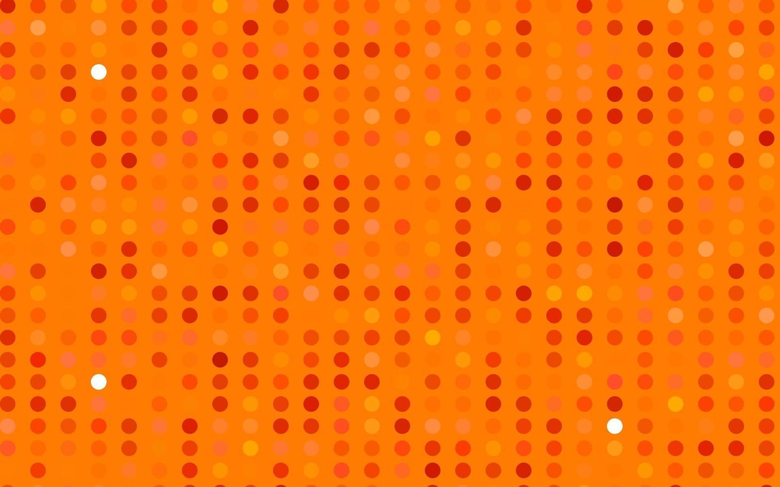 diseño de vector naranja claro con formas circulares.