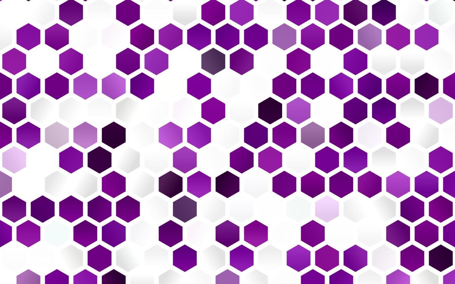 Light Purple vector template in hexagonal style.