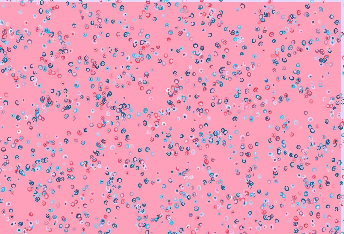 Light Blue, Red vector template with circles.