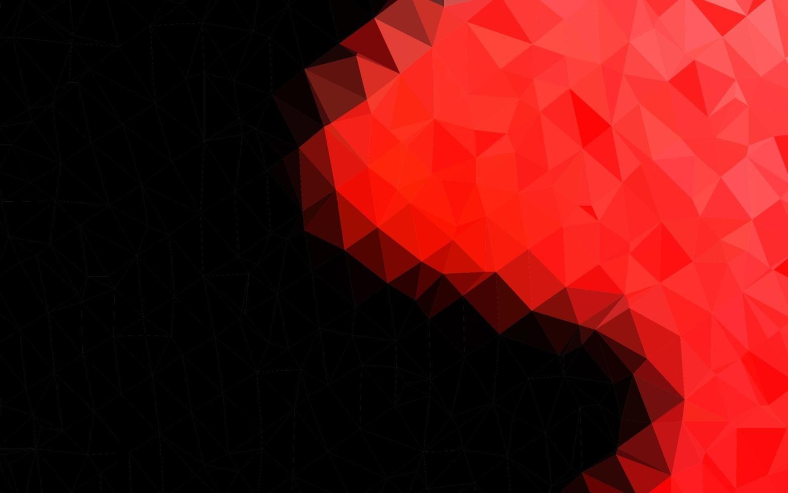 Light Red vector low poly cover.