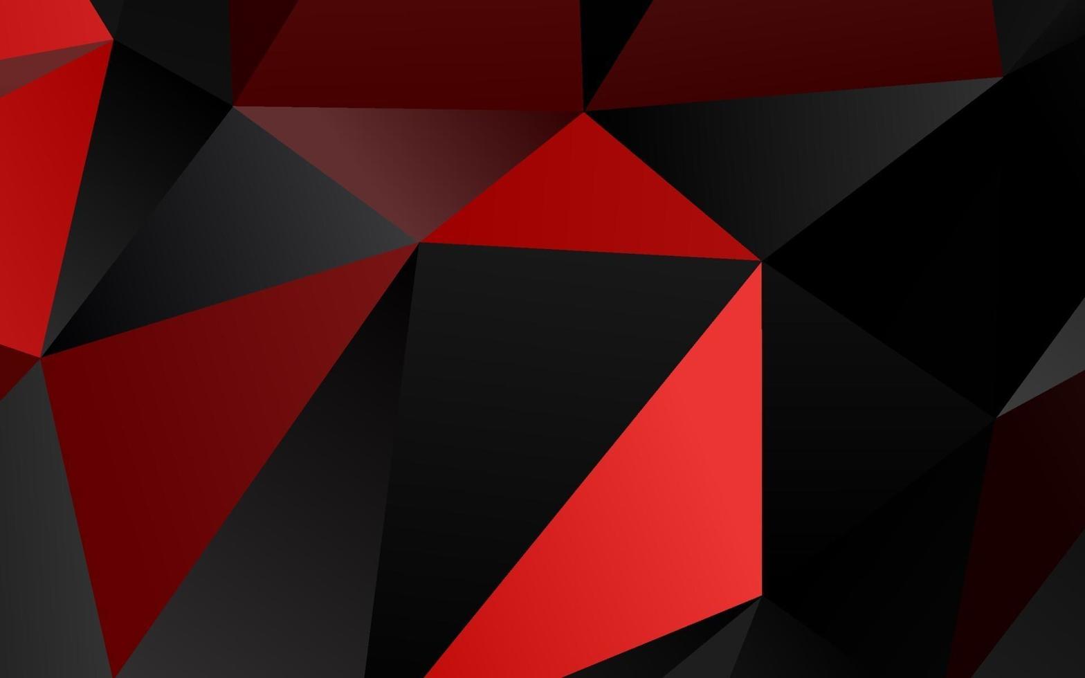 Light Red vector blurry triangle pattern.