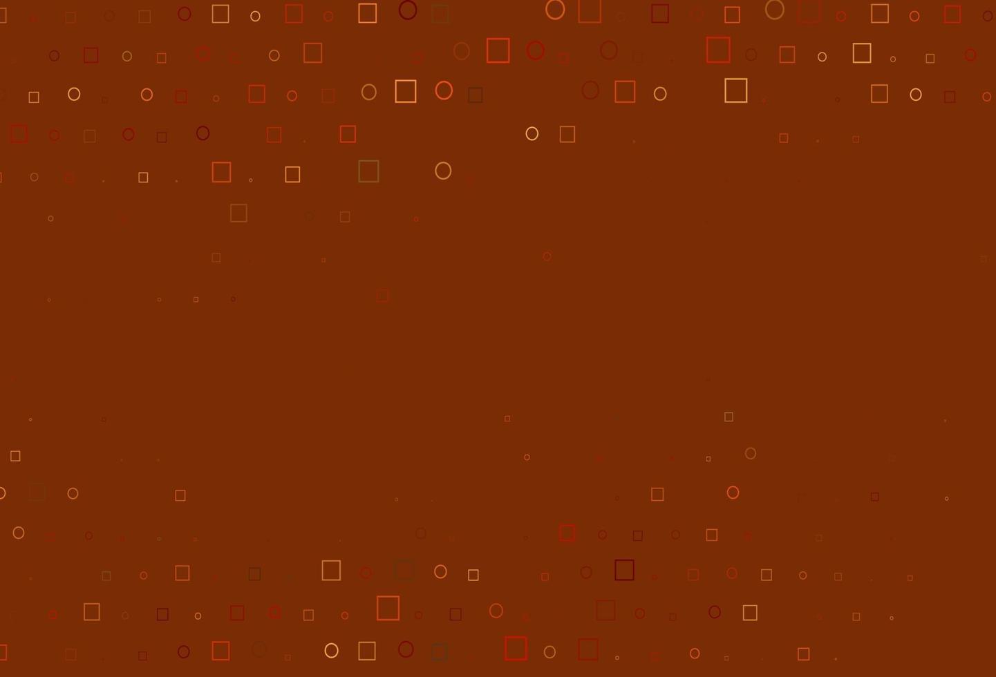 Light Red, Yellow vector layout with circle spots, cubes.