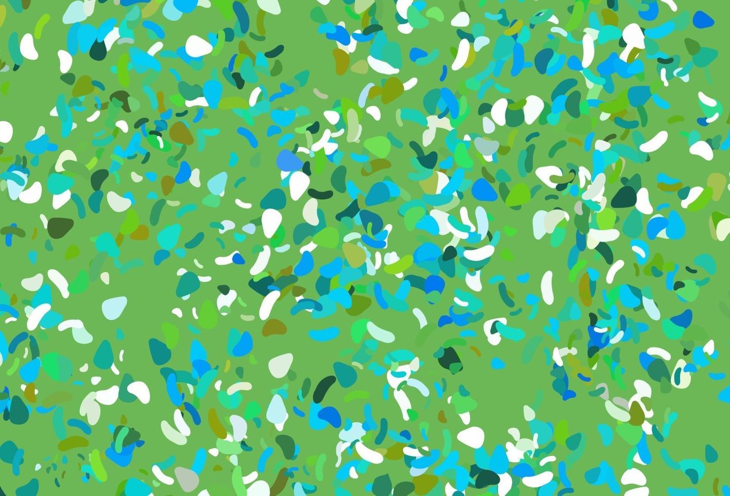 Light blue, yellow vector backdrop with abstract shapes.