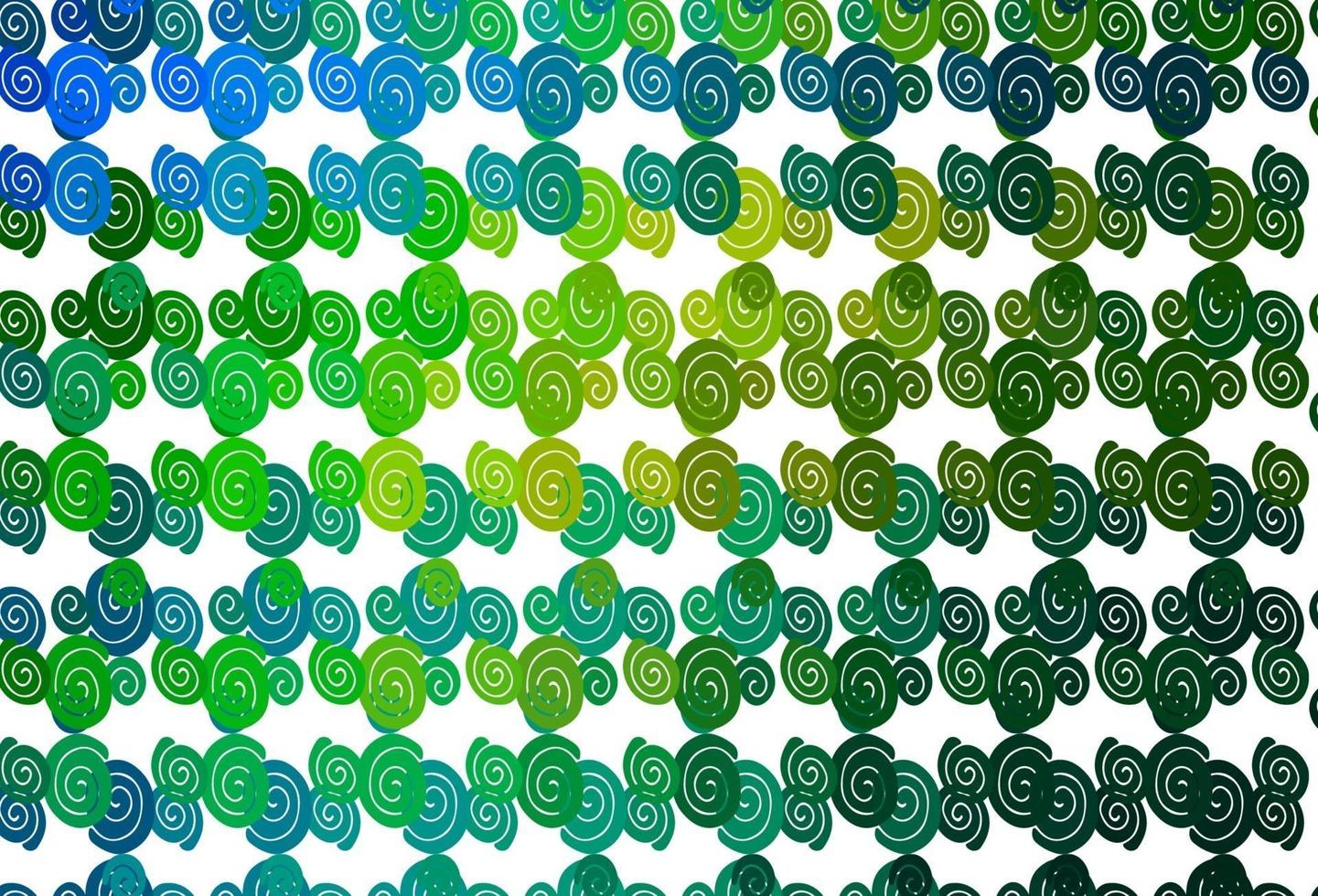 Light Blue, Yellow vector pattern with liquid shapes.