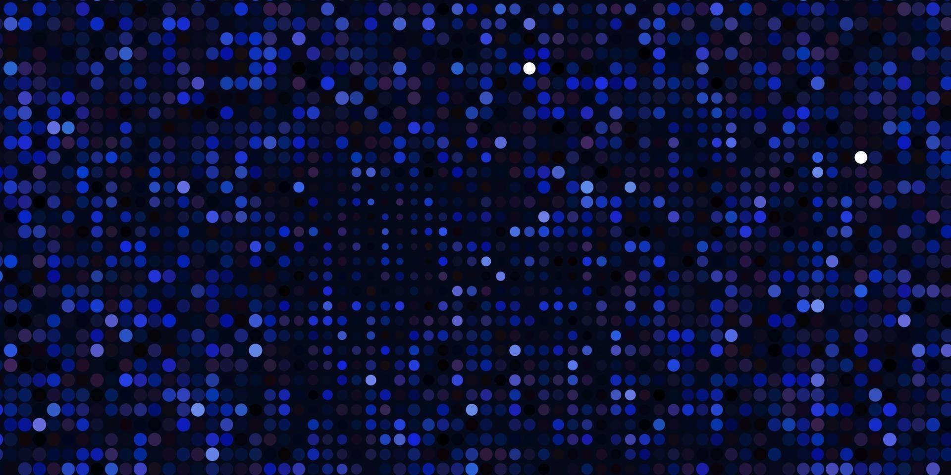 Dark BLUE vector pattern with spheres.