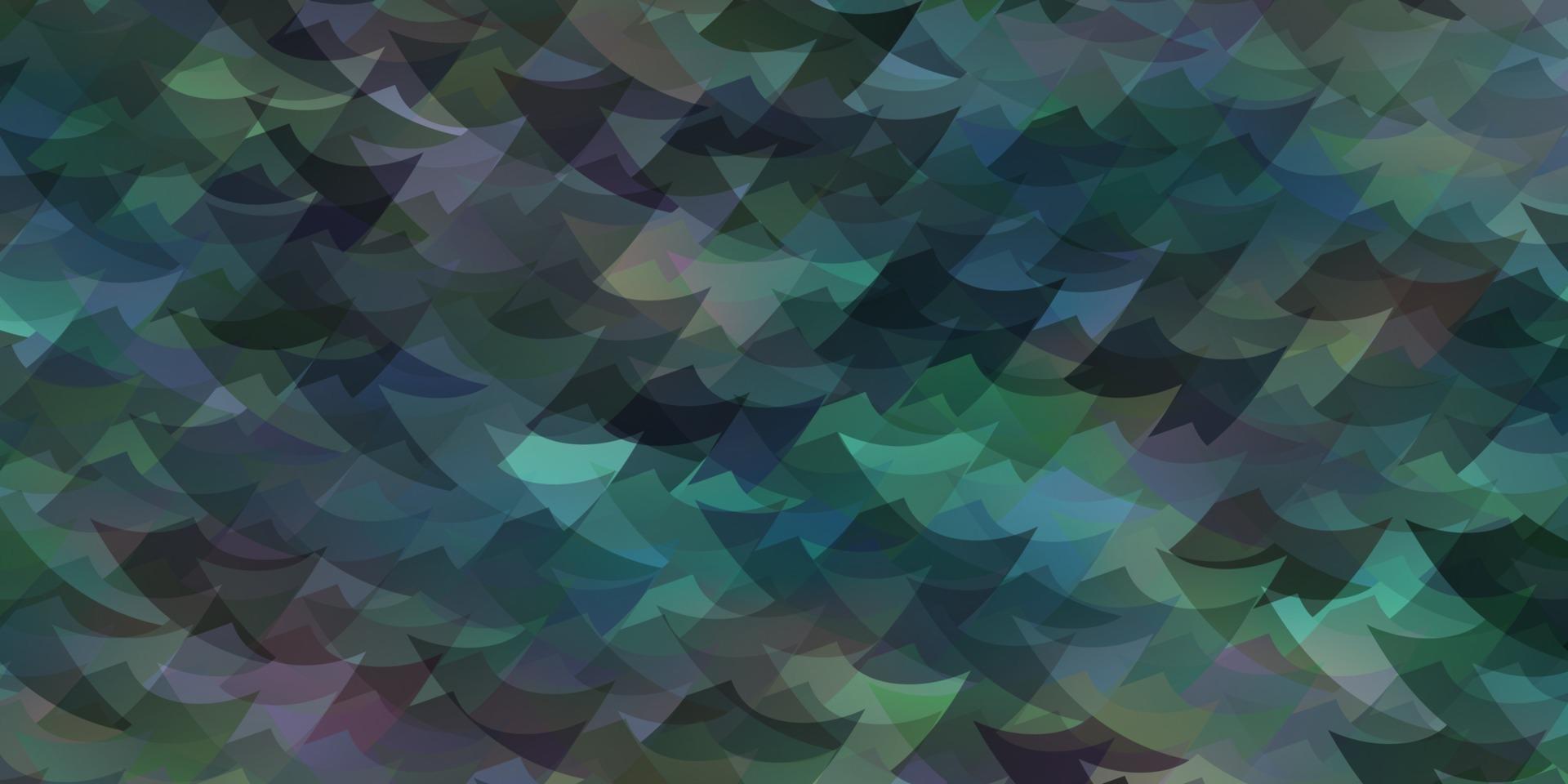 Light BLUE vector background with triangles.