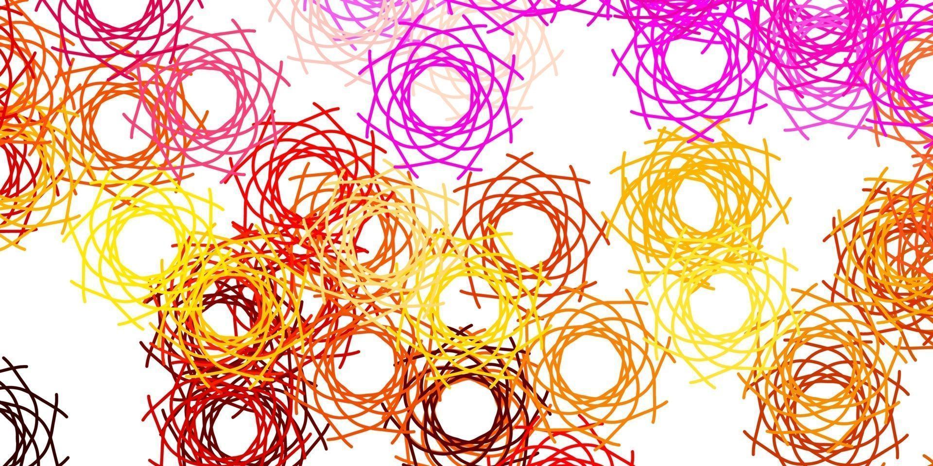 plantilla de vector multicolor claro con formas abstractas.