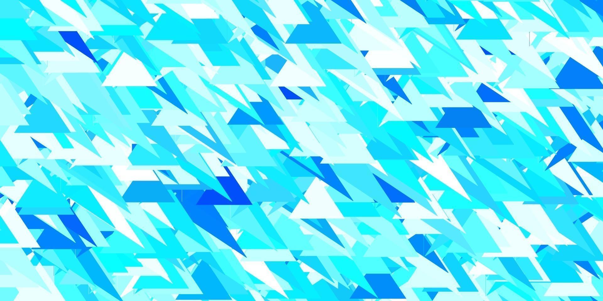 Light blue vector background with triangles.