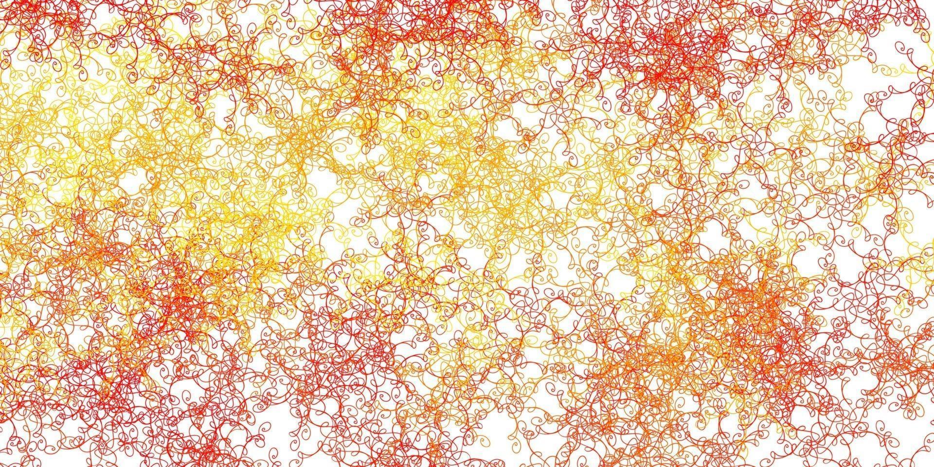 Light Orange vector texture with wry lines.