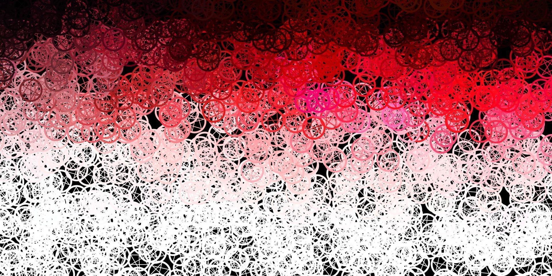 Dark Pink, Red vector texture with religion symbols.