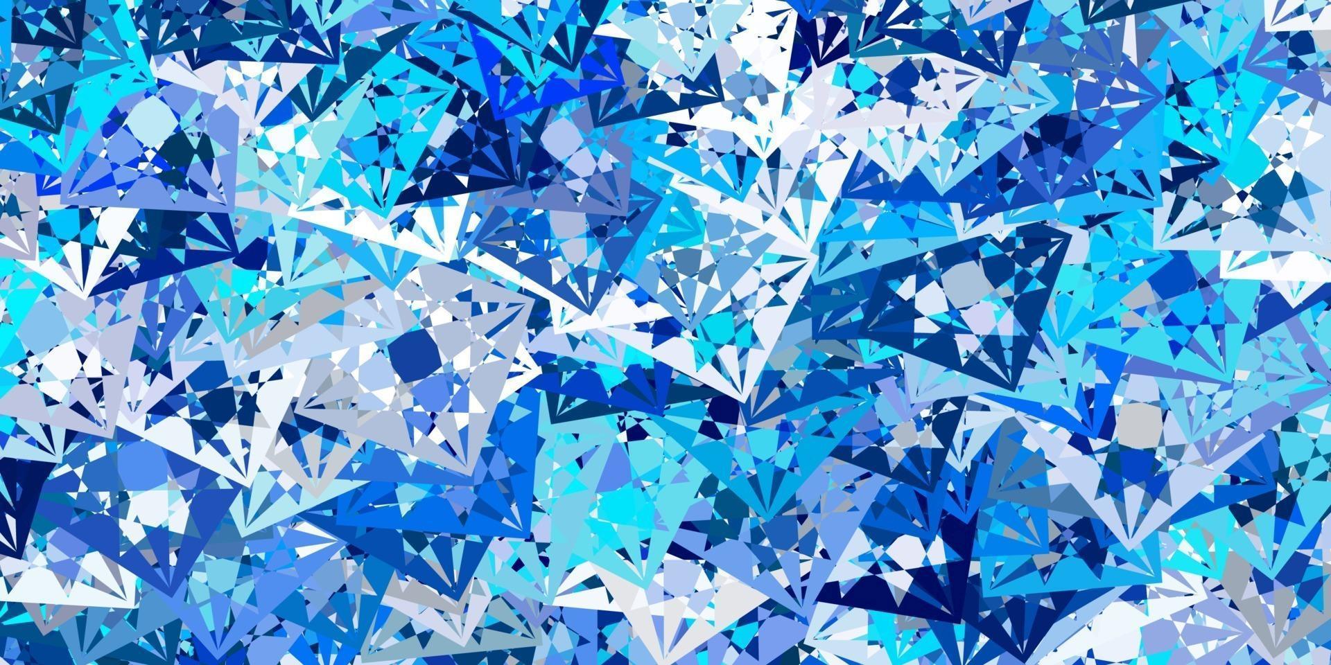 Light Blue, Green vector layout with triangle forms.