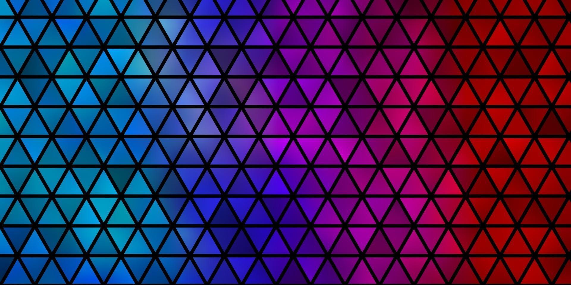 Light Blue, Red vector texture with triangular style.