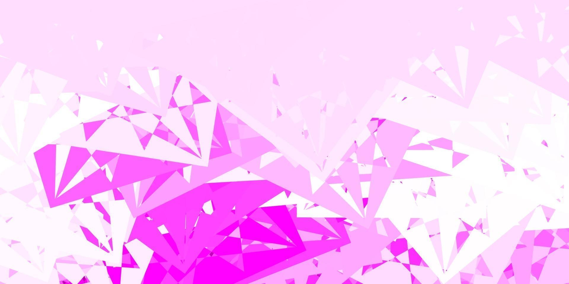 Light Purple, Pink vector backdrop with triangles, lines.