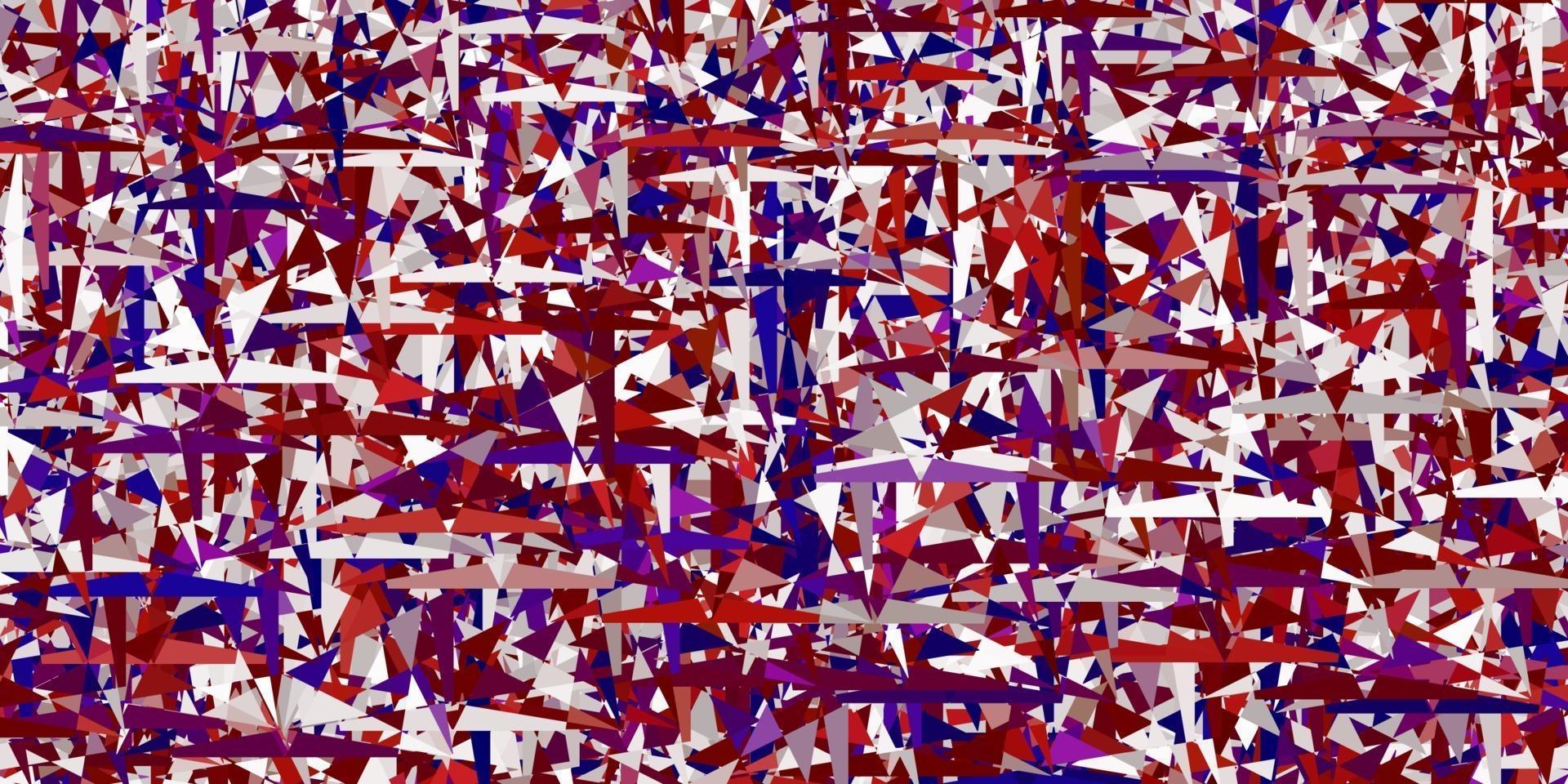 Light Red vector layout with lines, triangles.