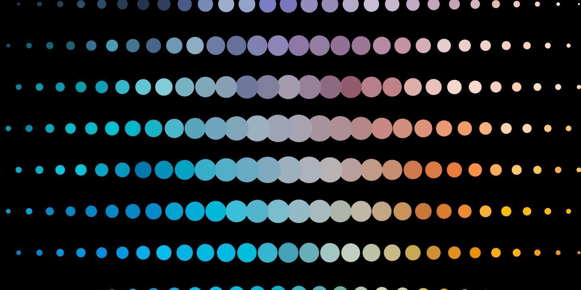 Dark Blue, Yellow vector layout with circle shapes.