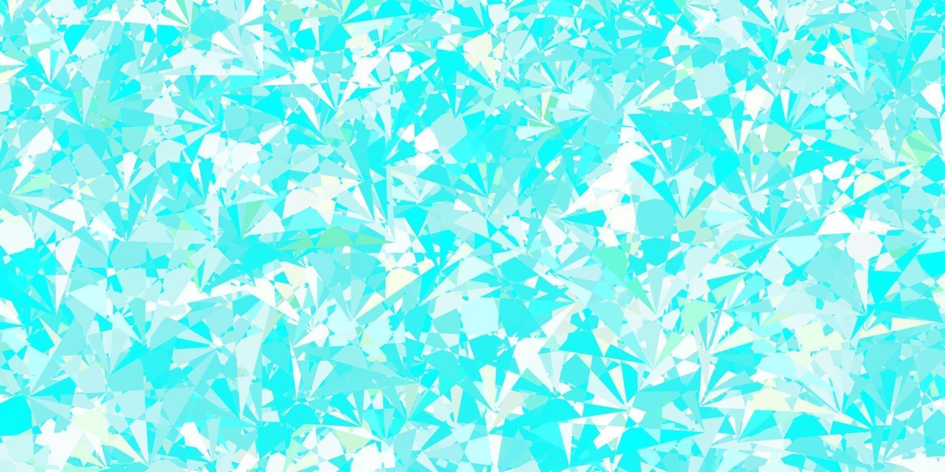 Light Blue, Green vector layout with triangle forms.