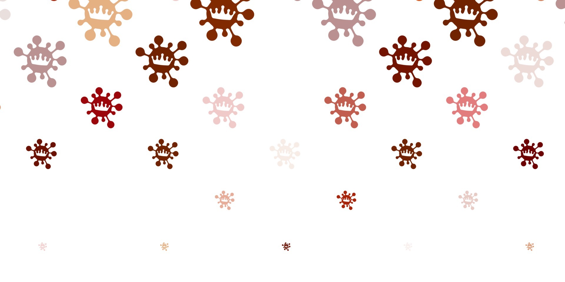 Light yellow vector backdrop with virus symbols. 5236583 Vector Art at