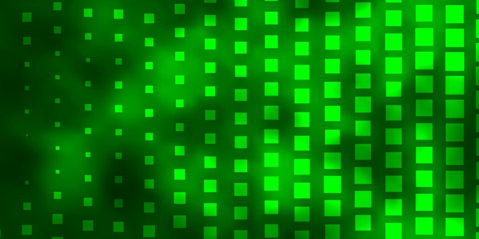 Dark Green vector template with rectangles.