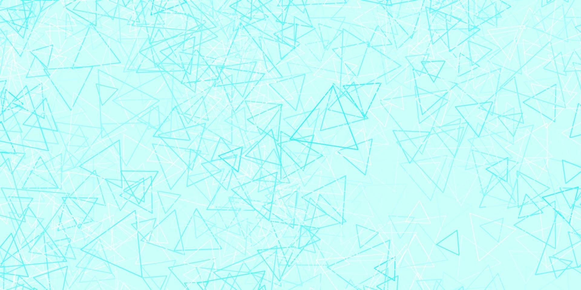 Light Blue, Green vector template with triangle shapes.