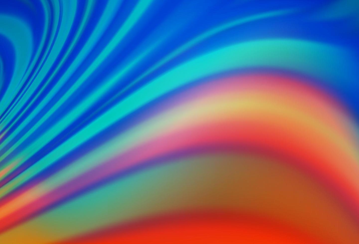 Light Blue, Red vector background with bent lines.