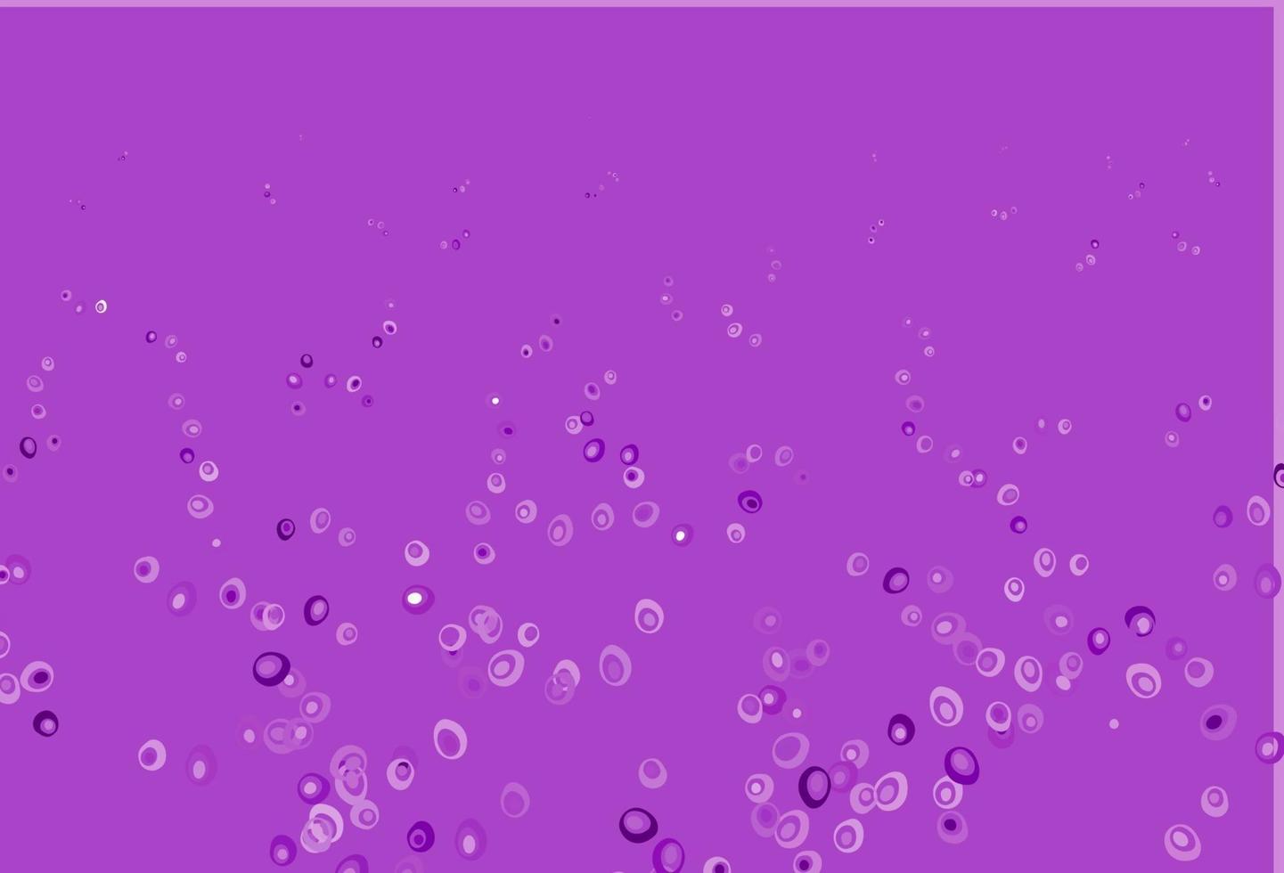 Light Purple vector pattern with spheres.