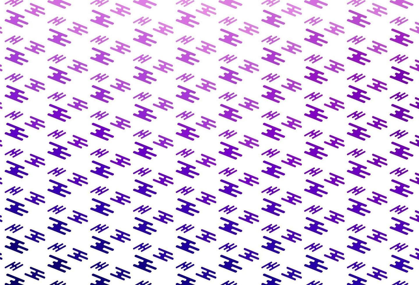 diseño vectorial de color violeta claro con líneas planas. vector