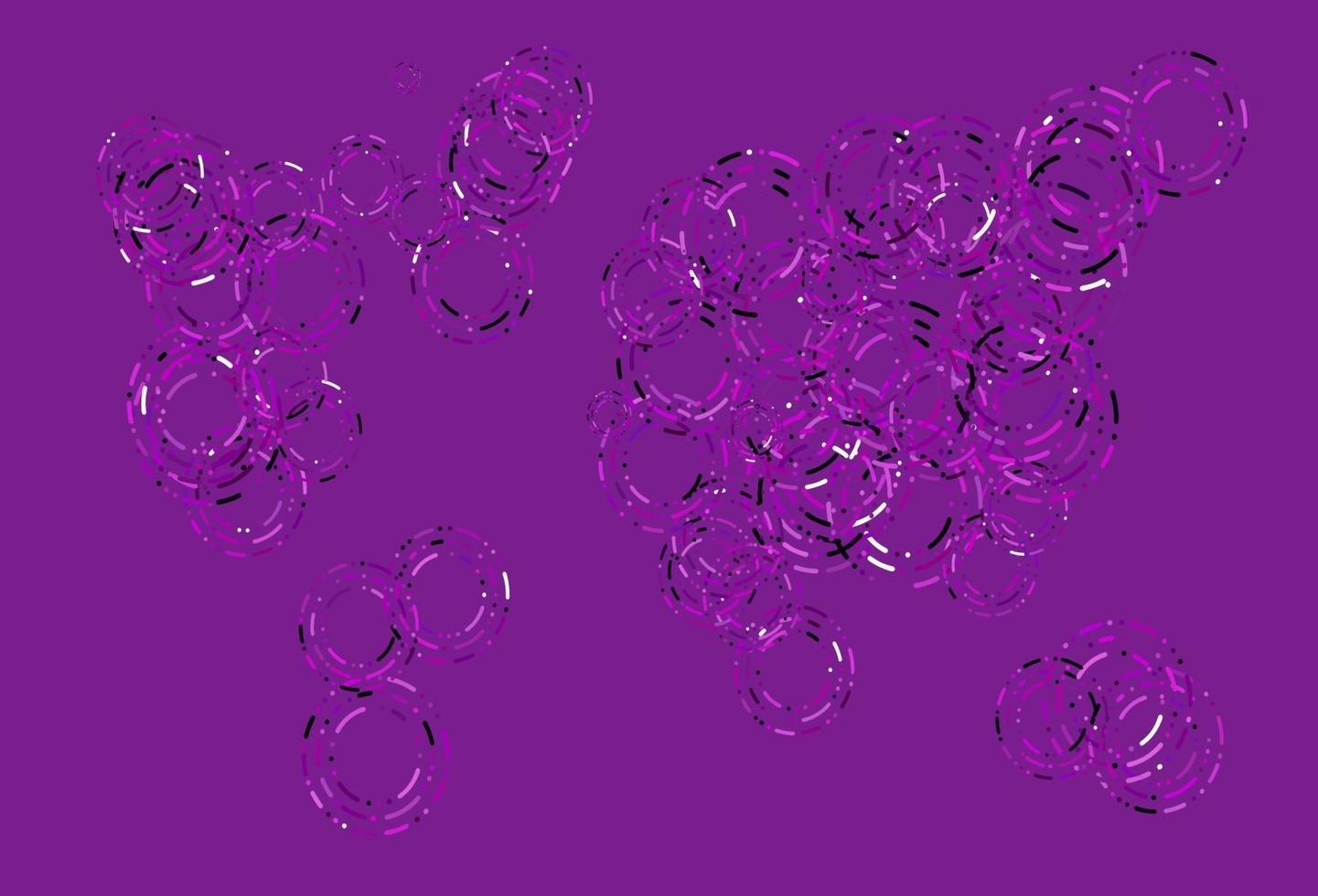 Light Purple vector template with circles.