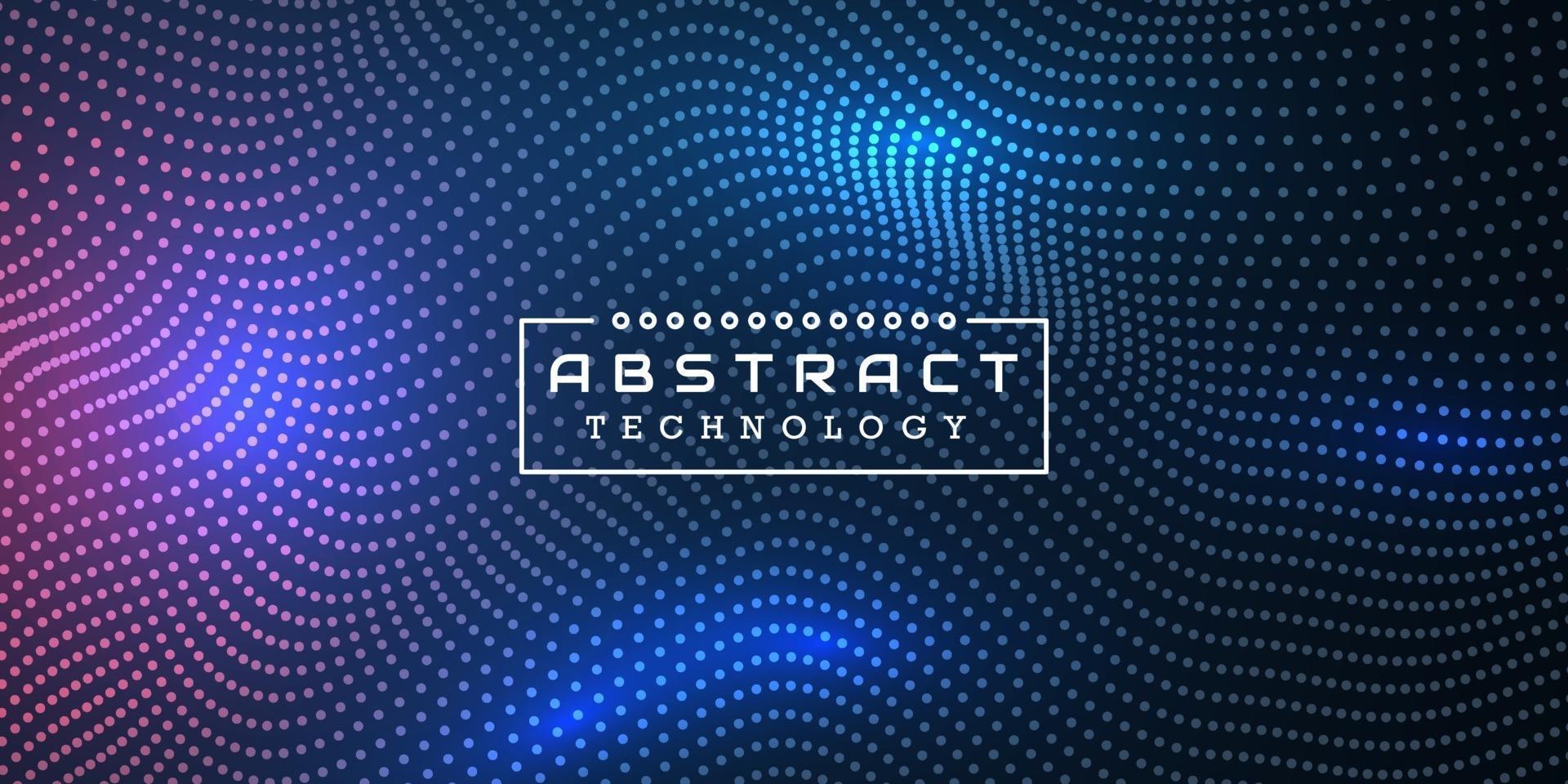 abstract technology particles mesh background vector