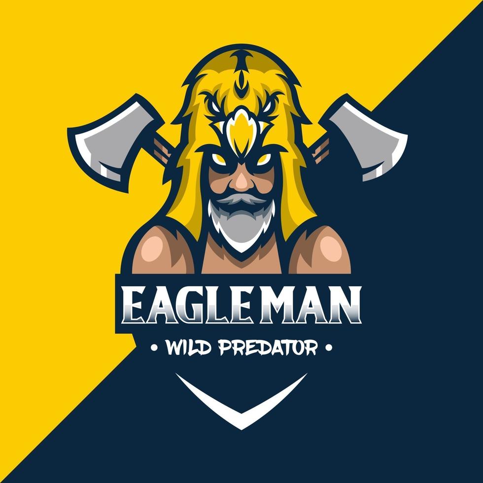 MAN EAGLE ESPORT LOGO vector