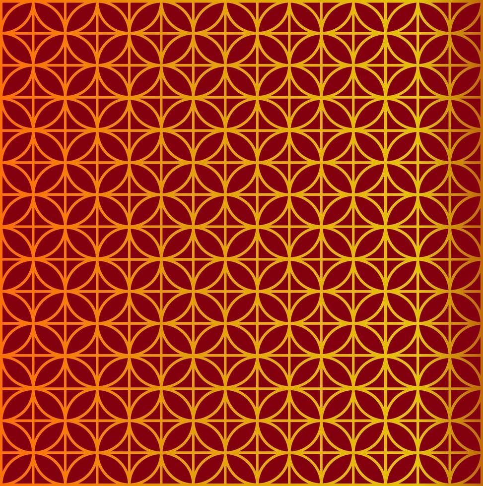 vector image of chinese circle pattern illustration