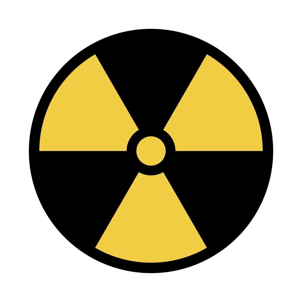 Nuclear symbol vector illustration editable