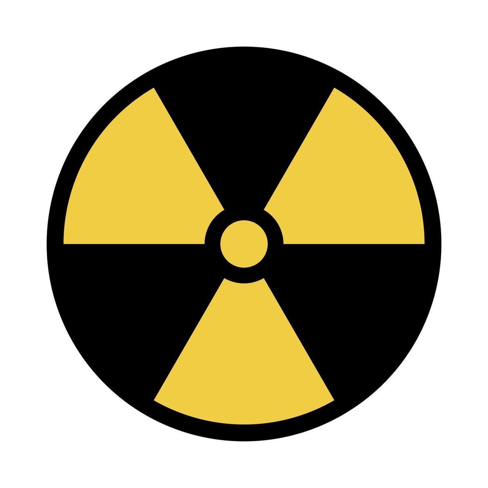 Nuclear symbol vector illustration editable