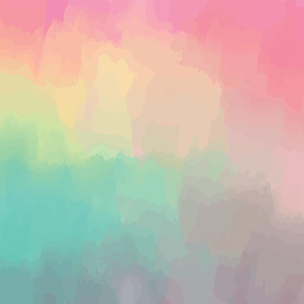 Realistic multicolored painted watercolor abstract background - Vector