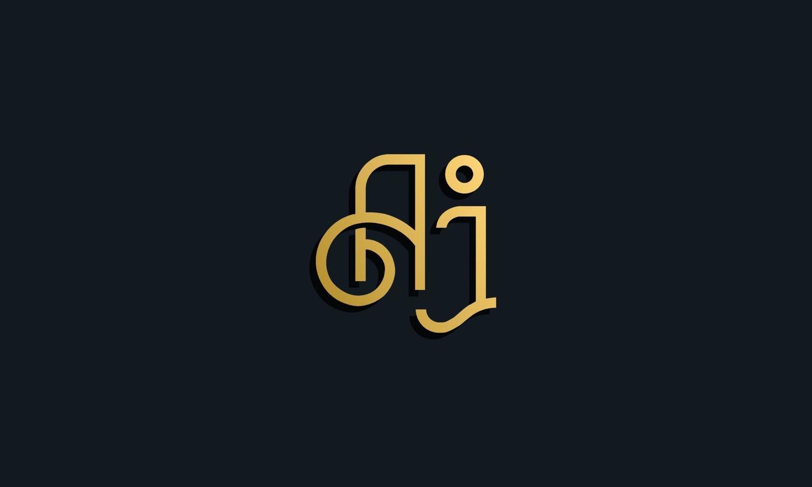 Luxury fashion initial letter AI logo. 5237670 Vector Art at Vecteezy