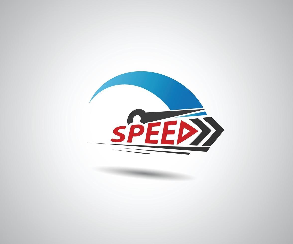 Speed. Logo racing event. Speedometer vector