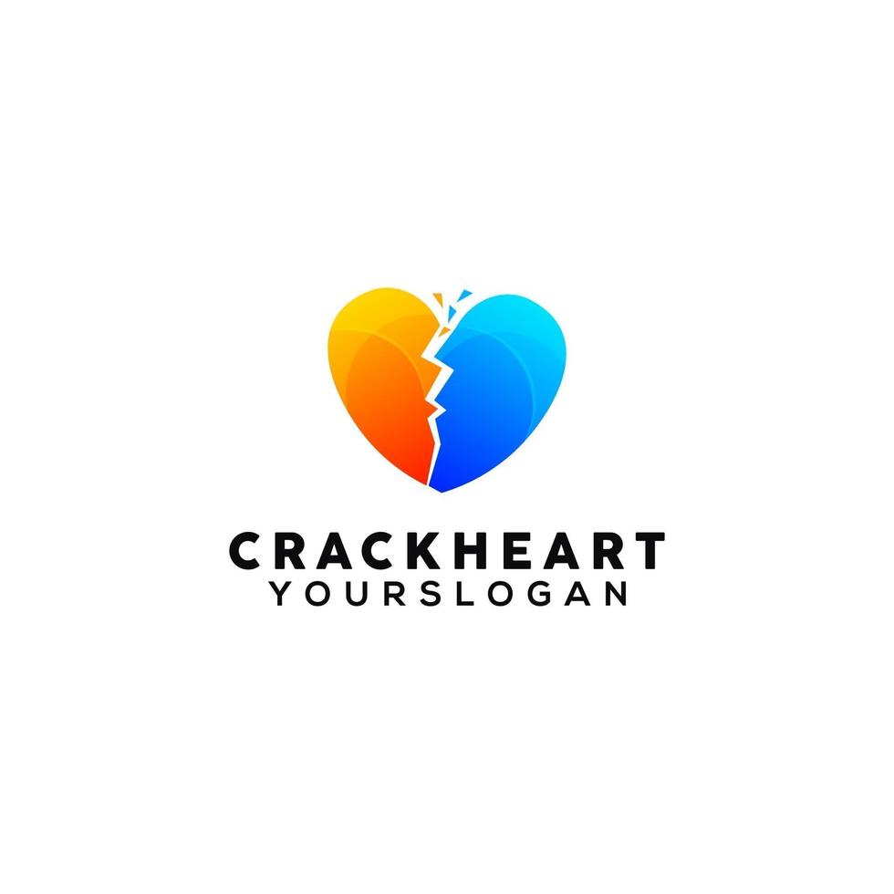 diseño de logotipo de corazón vector