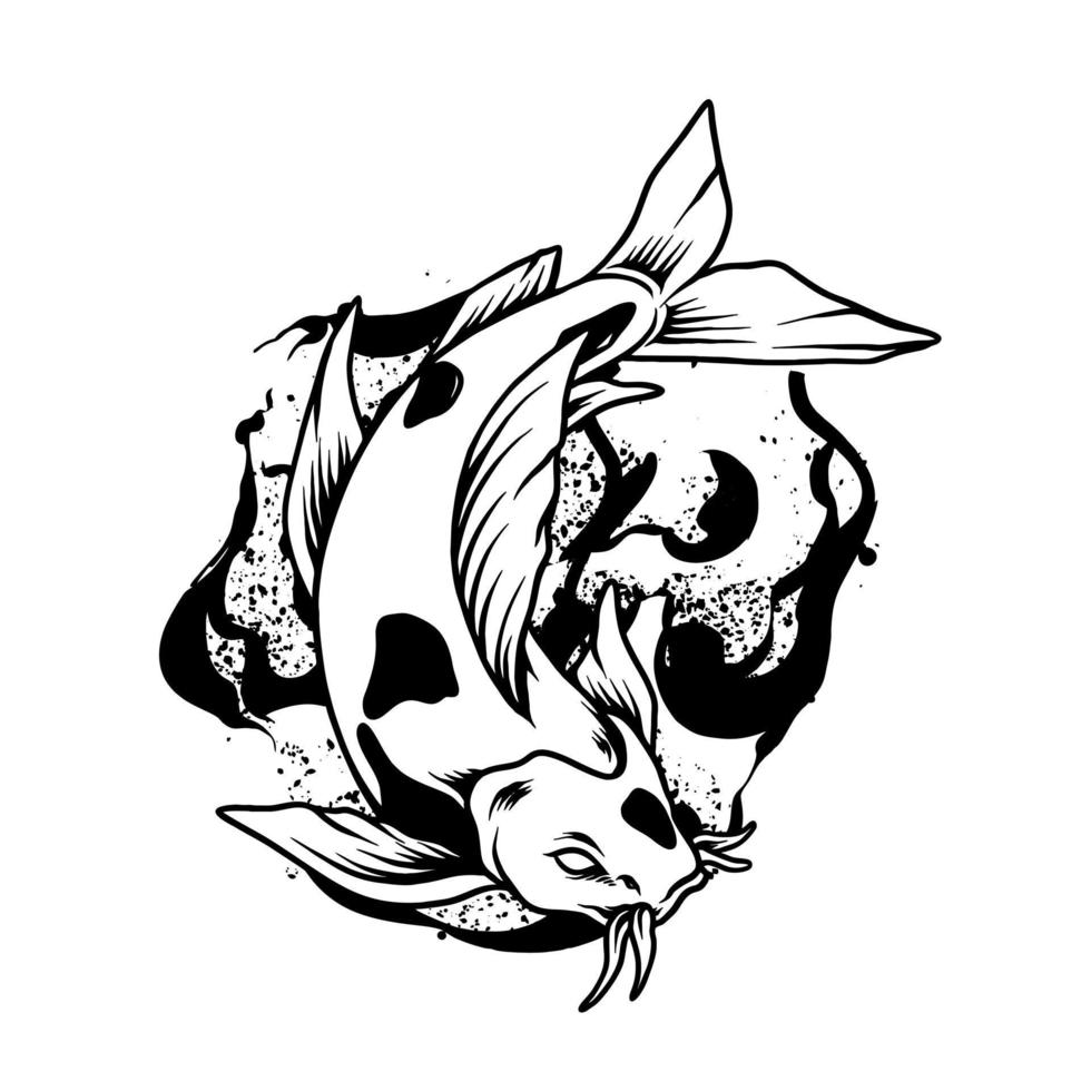 Koi Fish Illustration vector