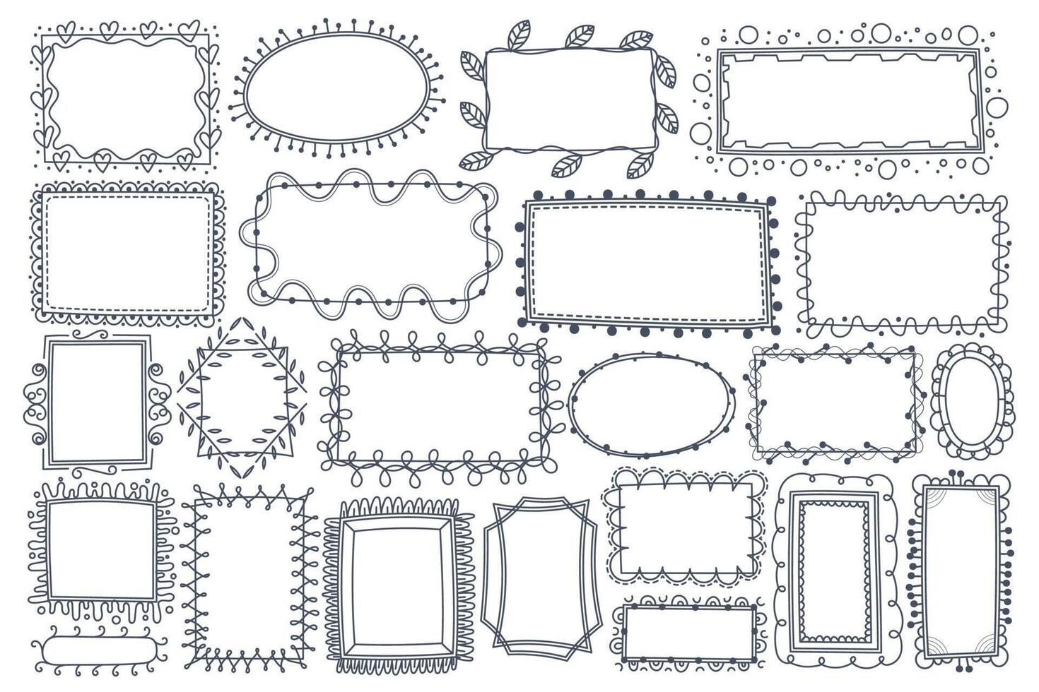Various styles of text boxes are designed for use in comics and illustrations vector